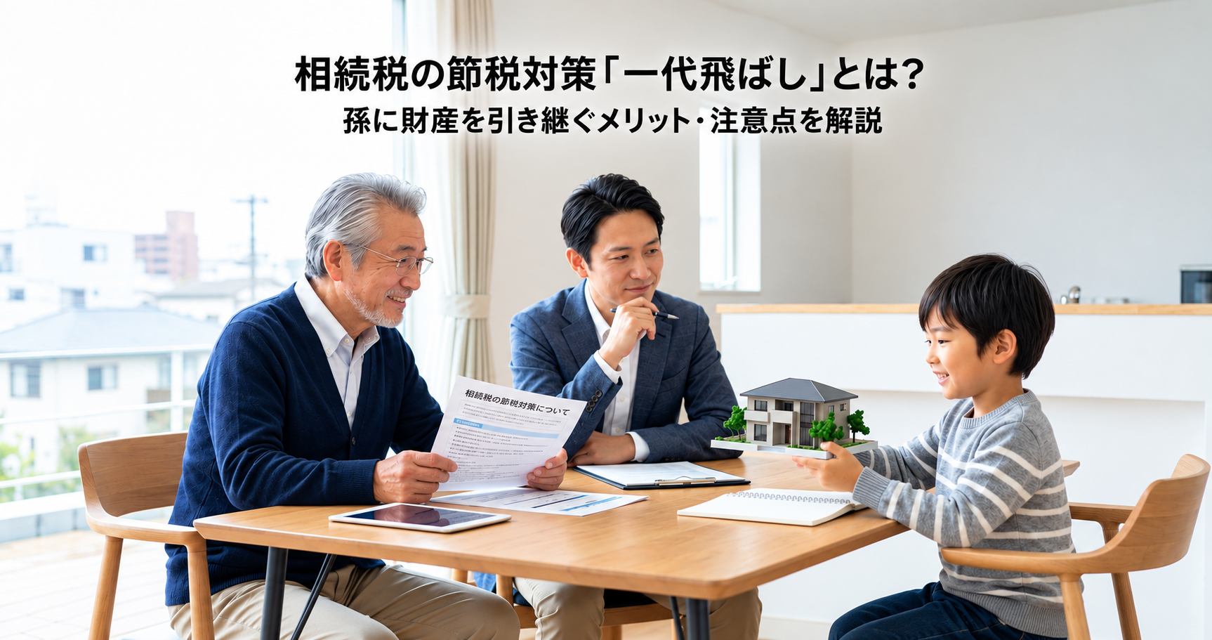 相続税の節税対策「一代飛ばし」とは？孫に財産を引き継ぐメリット・注意点を解説
